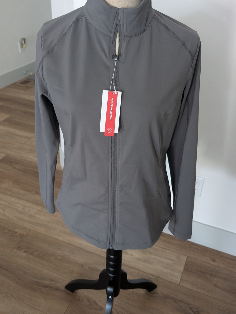 Baleaf Women's Gray Full-Zip Active Jacket